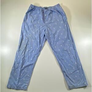 Polo Ralph Lauren Blue Cotton Pajama Pants L